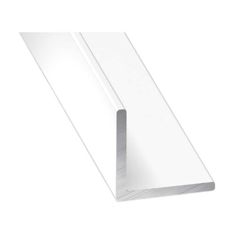 Cornière égale 15mm Alu Blanc