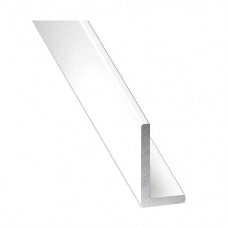 Cornière alu laqué blanc 20x15x15mm 2M