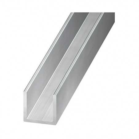 Profilé U 20x25x20x15mm 2m alu brut uc5