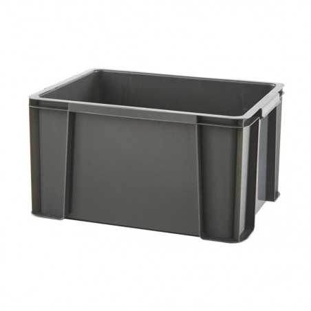 Bac plastique empilable 17L Masterbox gris