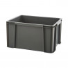 Bac plastique empilable 17L Masterbox gris