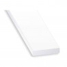 P50 Plat 25mm PVC blc 1M