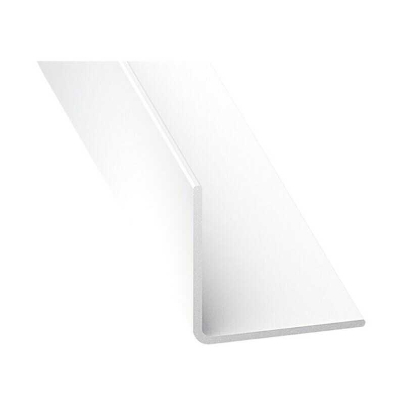 Cornière30x30mm 1M PVC blanc uc5