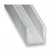 Profilé U20x22x20x15mm 2M alu brut uc5