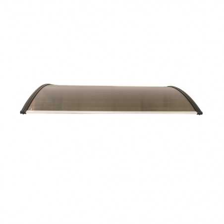 Auvent polycarbonate bronze 150x100cm