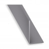 Cornière 10x20mm 2M PVC gris alu uc5