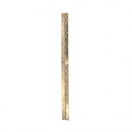 Charnière piano 25x1980mm acier laitonné