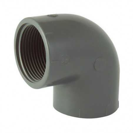 Coude pression 90° taraudé 32x1
