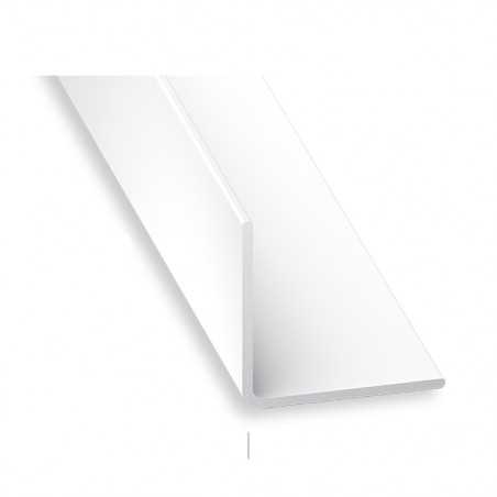 Cornière égale 7mm PVC blc 1M