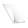Cornière égale 7mm PVC blc 1M