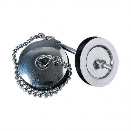 Bouchon D40 enjoliveur inox et cache trou