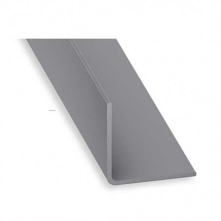 Cornière égale 15mm PVC gris 2M