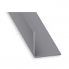 Cornière égale 15mm PVC gris 2M