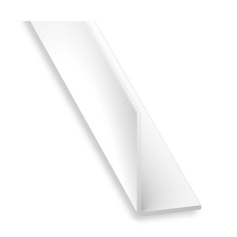 P50 Cornière inégale 15x25mm PVC blc 2M