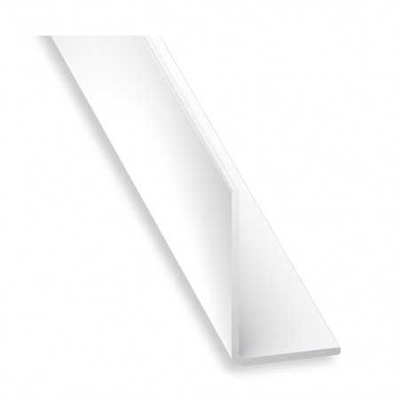 P50 Cornière inégale 15x25mm PVC blc 2M