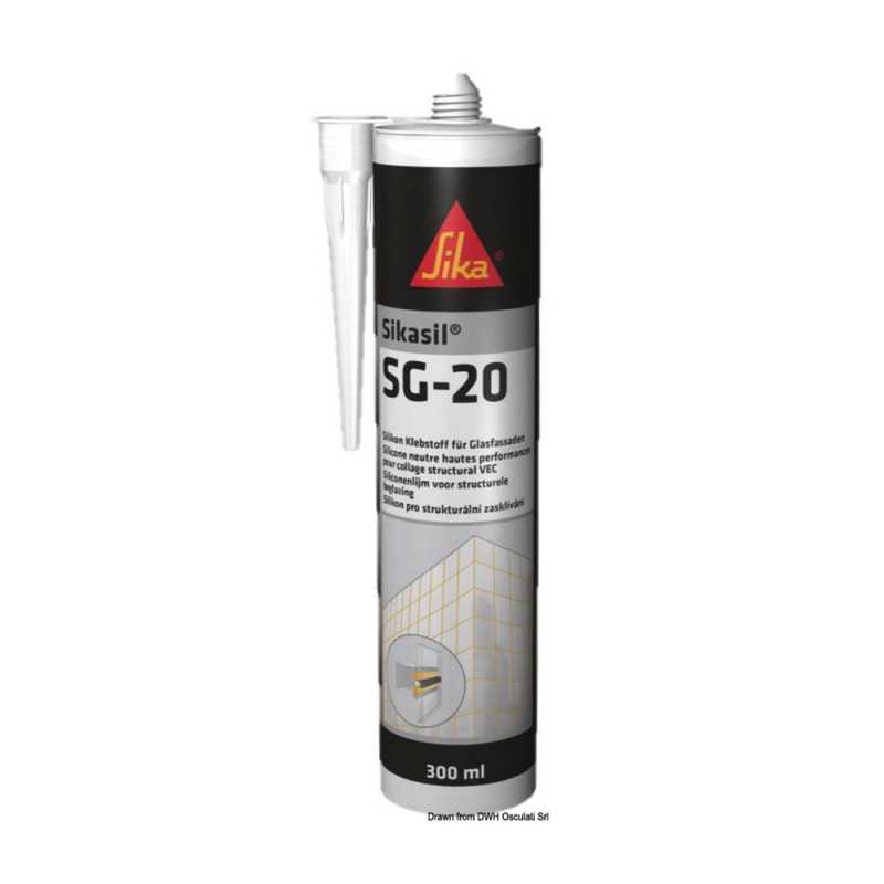 Sikasil SG-20 noir 300ml