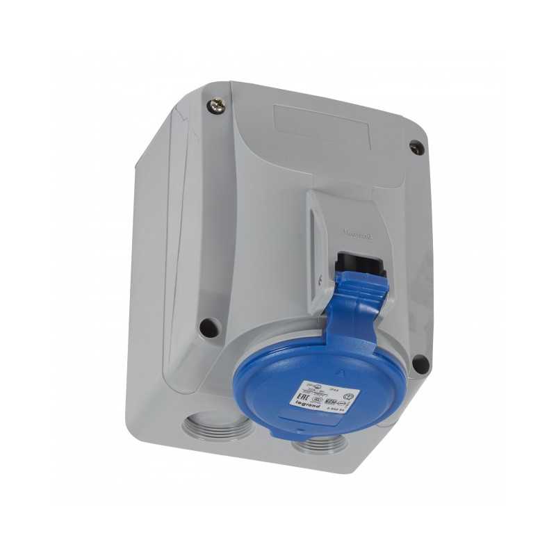 Prise de courant saillie fixe P17 2P+T-32A