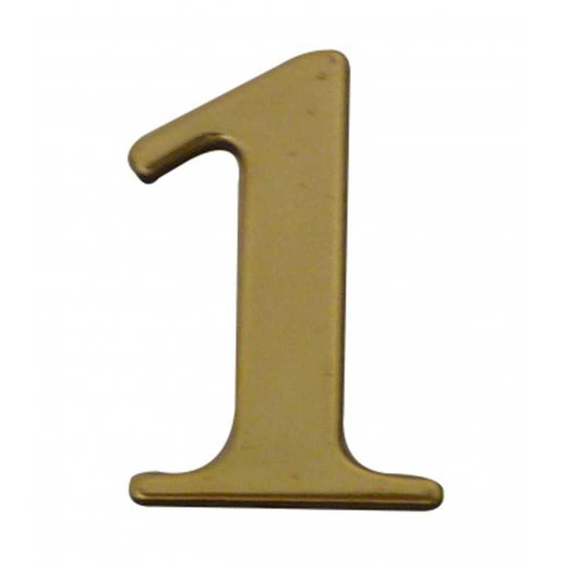 Adhésif N°1 plastique doré H40mm