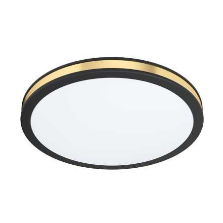 Plafonnier noir-or PESCAITOLED 12w 1350lm warm white D280