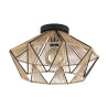 Plafonnier  en tissus-nature ADWICKLE P E27 40W D44
