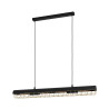 Suspension noir brasse 4XE27 ALFONSINE40w maxe h1100 l1160