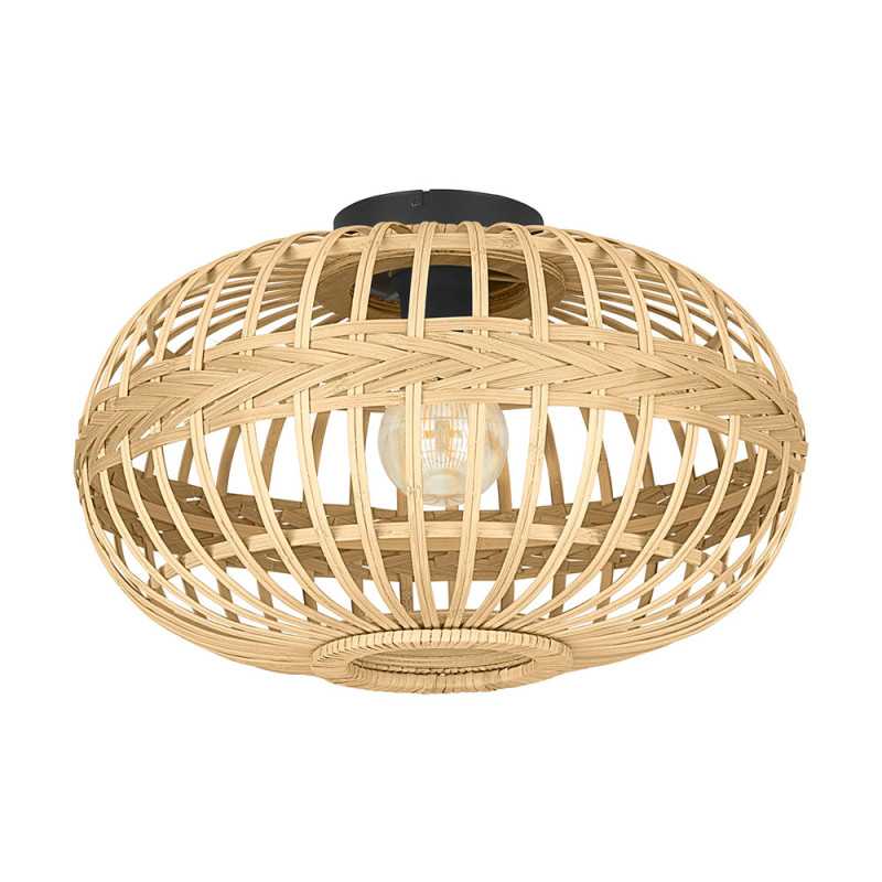 Plafonnier enbois-nature AMSFIELDE27 40W D450