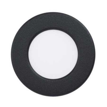 Spot encastré noir LED FUEVA5 27w dim 86-75 IP44 SDB