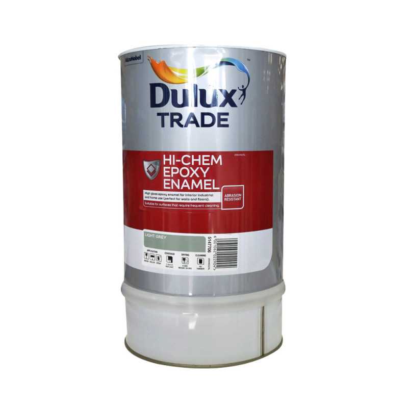 Hi-chem epoxy enamel dark grey 5L