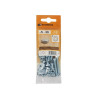 Lot de 12 Boulons Tête 6 Pans Acier Zingué L.30 X Diam.5 Mm Standers