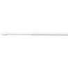 2 Barres Rondes Diam. 7 Mm Blanc Brillant 80-110 Cm Acier