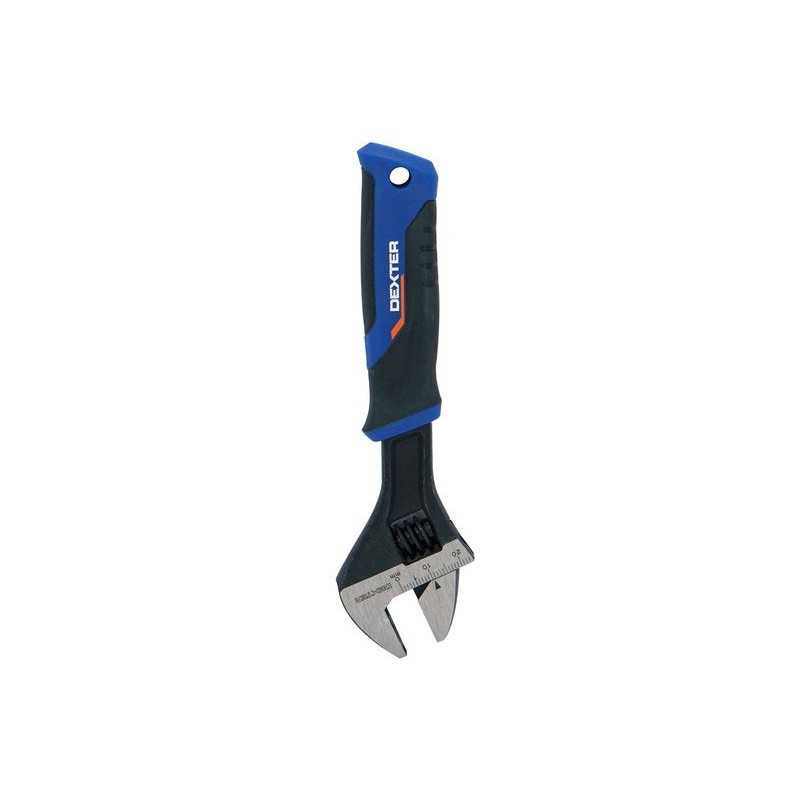 Clé à molette en chrome vanadium 150 mm DEXTER ouverture 19 mm