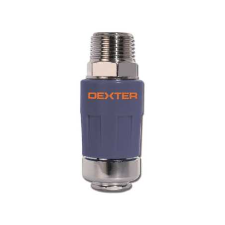 Connecteur sécurité mâle 1-4 en laiton 20 bars DEXTER