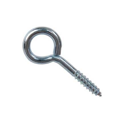 Lot de 12 Pitons à Visser Acier Zingué Diam.3.5 X L.20 Mm Standers