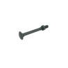 Lot de 8 Boulons tête Bombée Acier Zingué L.45 X Diam.7 Mm Afbat