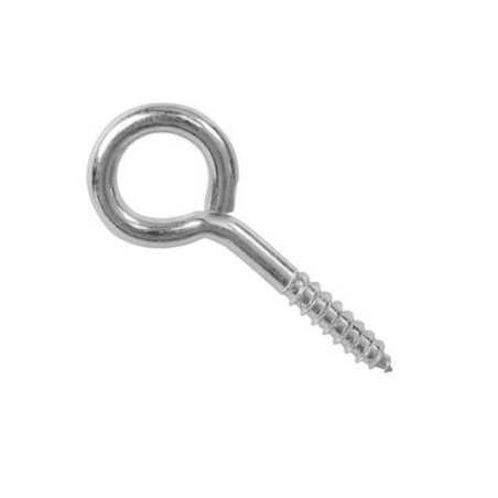 Lot de 20 Pitons à Visser Acier Zingué Diam.2.5 X L.10 Mm