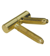 Lot de 2 Fiches à Visser Hettich Acier Zingué H.39 X L.13 Mm
