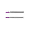 Lot de 2 lames pour plexiglass et pvc coupe droite 3-30 Mm