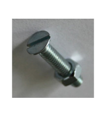 Lot de 4 Boulons tête Fraisée Acier Zingué L.50.0 X Diam.8 Mm Standers