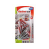 Lot de 12 Chevilles Et Vis Fischer Diam.6 X L.30 Mm
