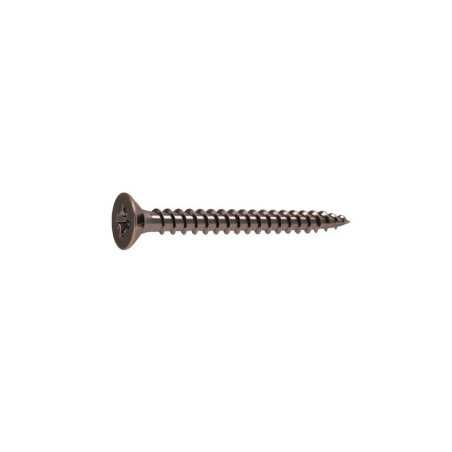 Lot de 40 Vis Acier Tête Fraisée Standers Diam.2.5 Mm X L.12 Mm