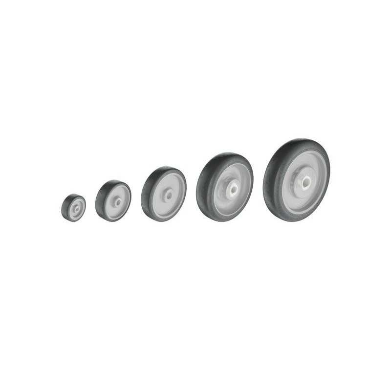Roulette Fixe Sur Axe Diam.75 Mm