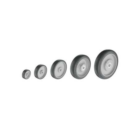 Roulette Fixe Sur Axe Diam.75 Mm