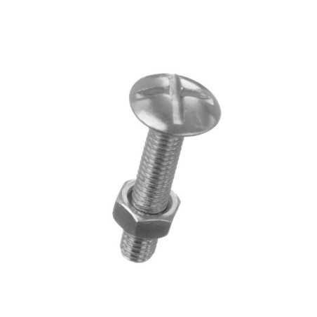 Lot de 8 Boulons Poêlier Inox L.40.0 X Diam.5 Mm Standers