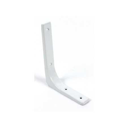Equerre Moderne Acier Epoxy Blanc H.15 X P.20 Cm