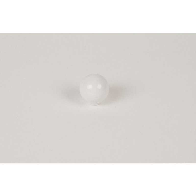 Bouton De Meuble Boule Blanc Abs H.29 X L.28 X P.28 Mm