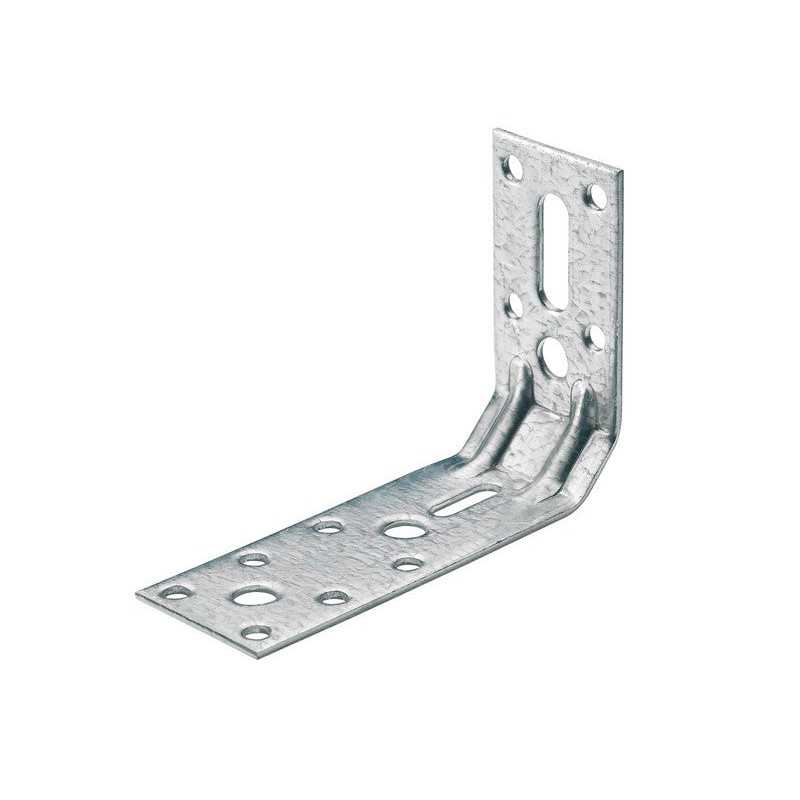 1 équerre De Renfort Acier Zingué Hettich L.70 Mm