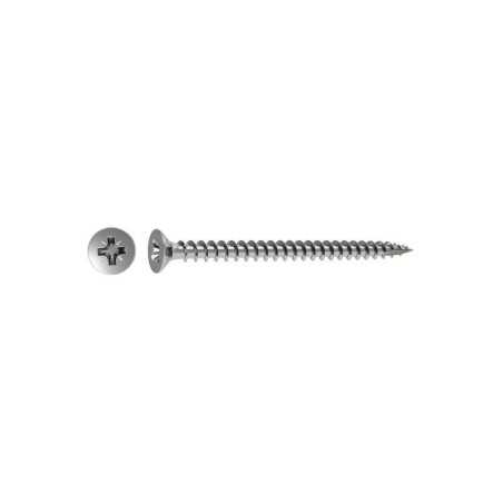 Lot de 6 Vis Inox tête Fraisée Standers Diam.5 Mm X L.70 Mm