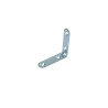 Equerre de chaise fer zingué H.7 Cm