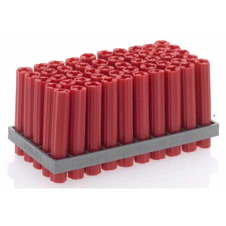 Lot de 50 Chevilles à Visser Grille Red Head Diam.6 X L.35 Mm