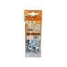 Lot de 4 Boulons Tête 6 Pans Acier Zingué L.60 X Diam.8 Mm Standers